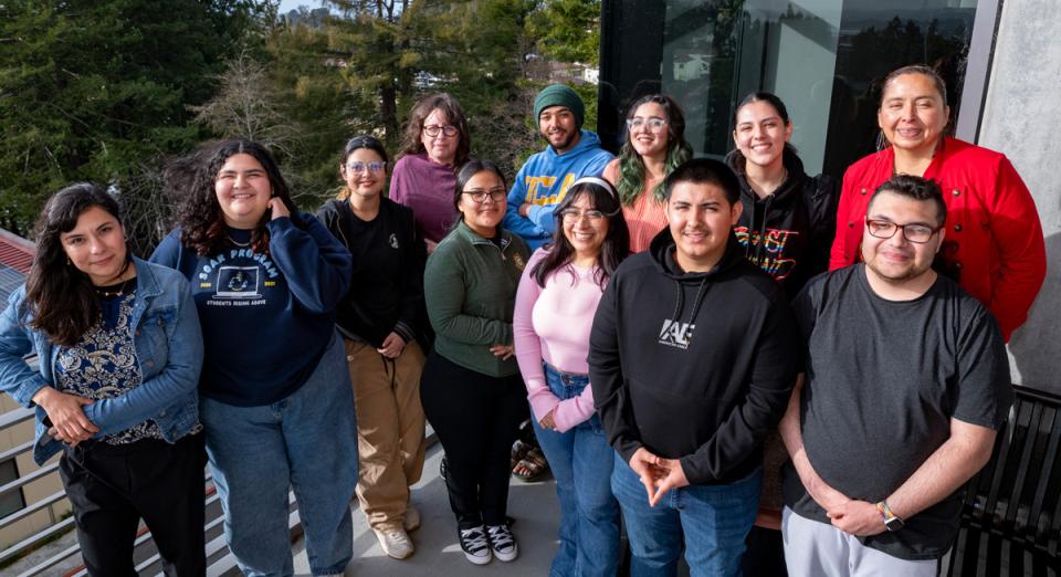 Group of CRGS students and professor