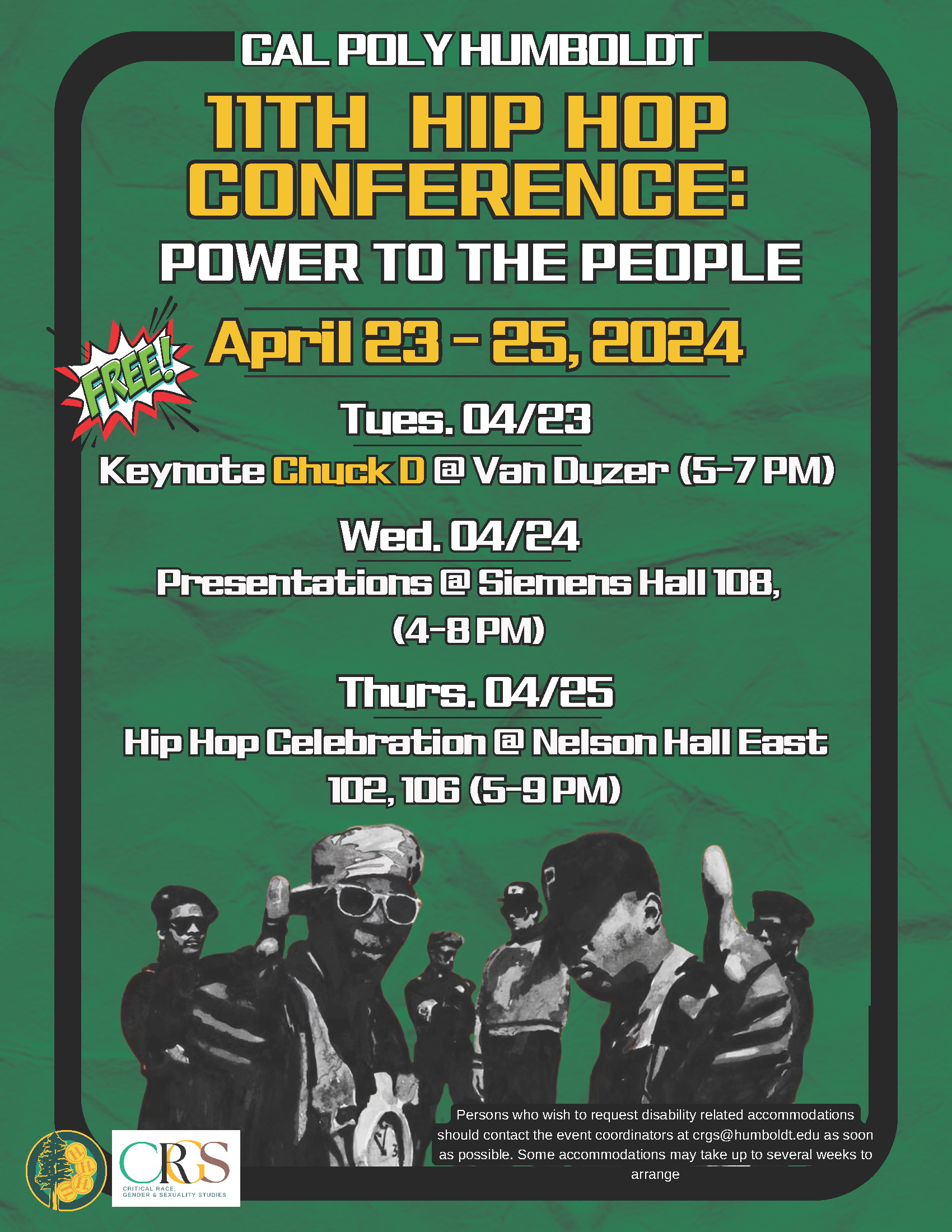 11th Annual Hip Hop Conference Days Events